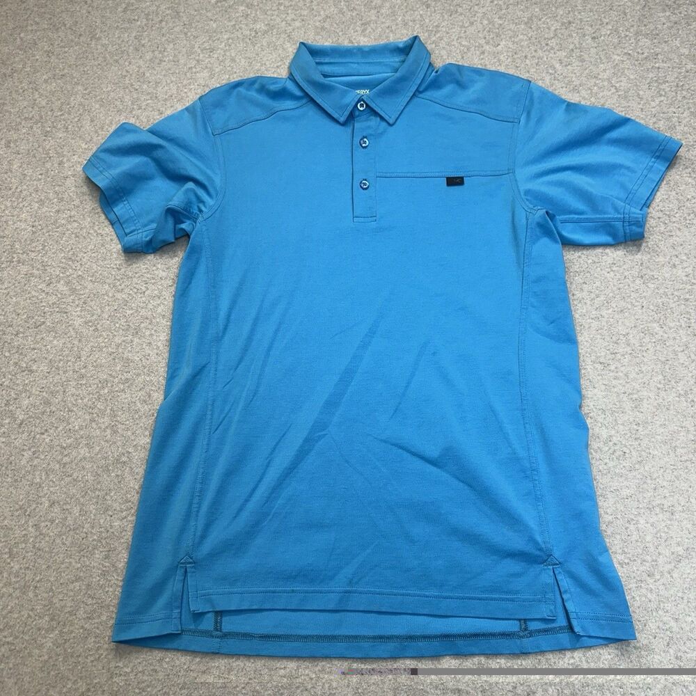 Arcteryx Captive Men's Small Polo Shirt Relaxed Fit Active Hike Performance